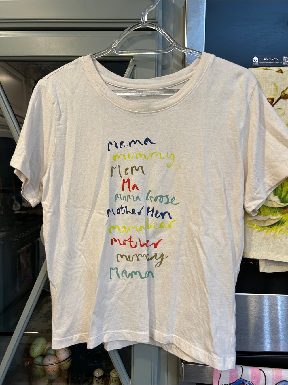 Anthropologie Cotton Mama Mother Short-Sleeve Tee Small